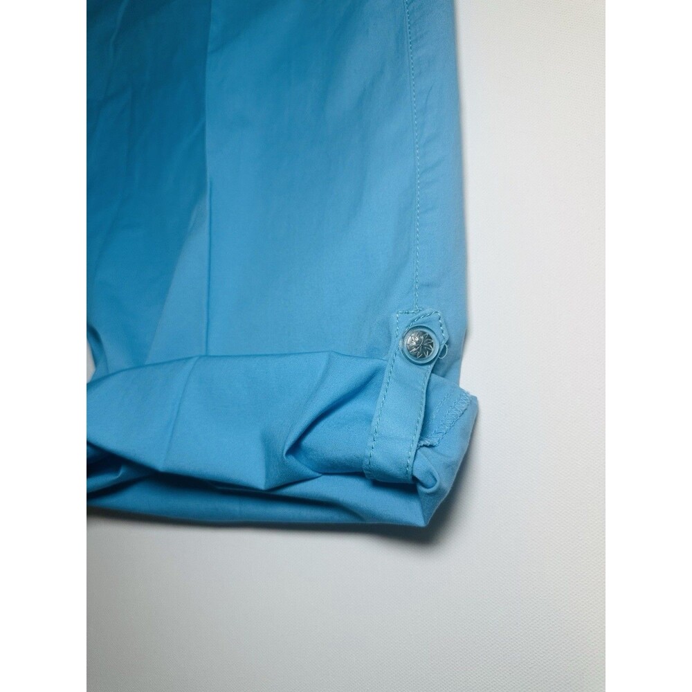 Athleta Convertible Outdoor Hiking Pants Aqua Blue Pockets Women's 14‎ - Picture 11 of 16